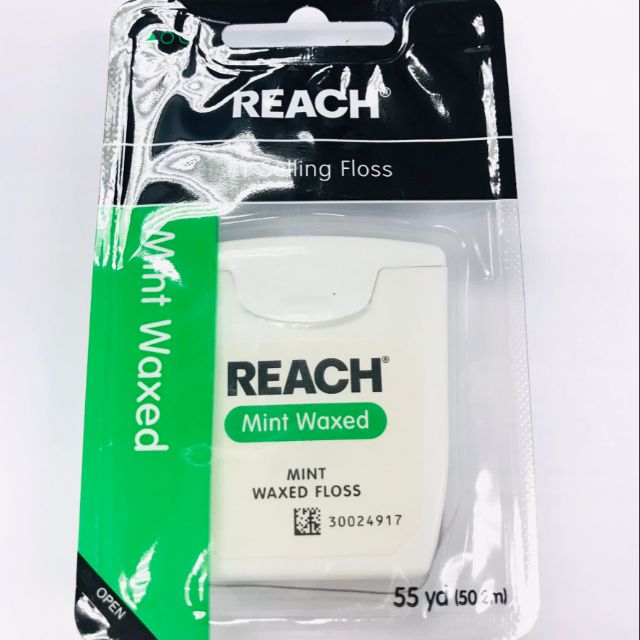 Johnson Johnson Reach Dental Floss Mint Waxed