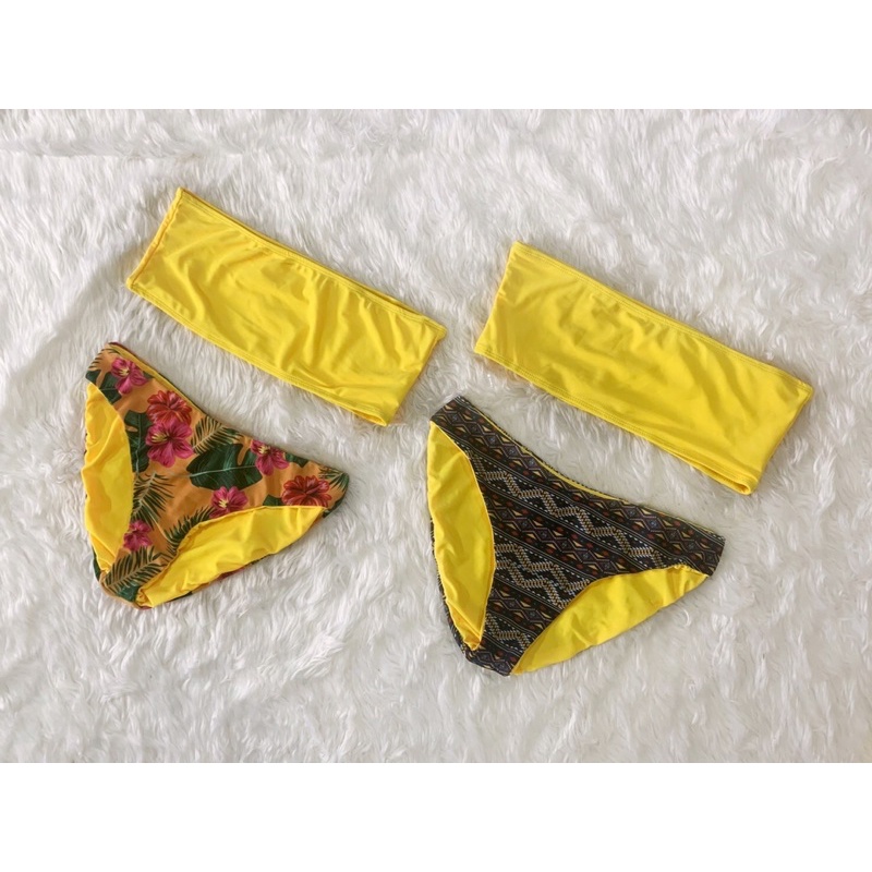 ชดวายนำ ทพท บกน bikini สนคาสงออก เนอผาด Shopee Thailand