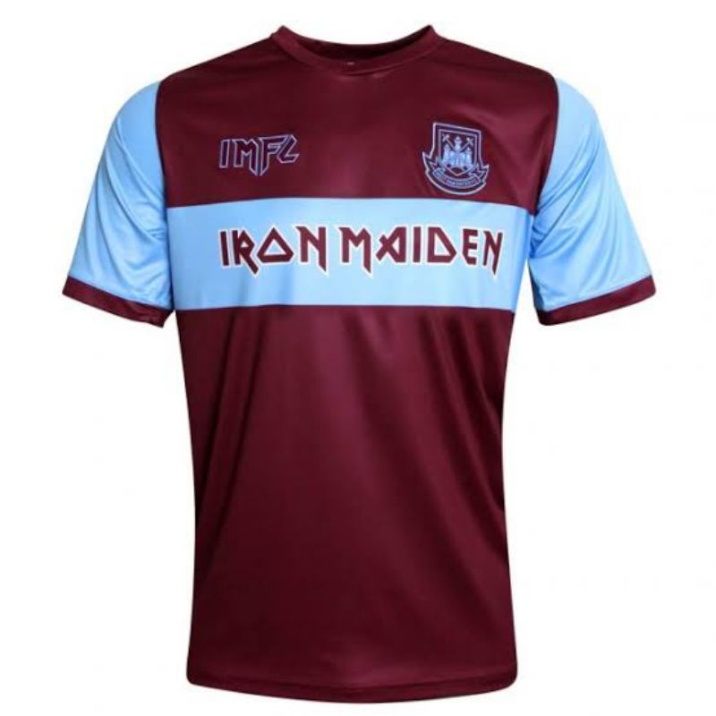 Iron Maiden X West Ham Home Shirt Aaa Shopee Thailand