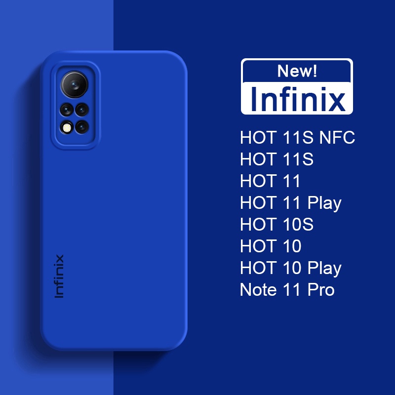 เคสซลโคนนม สาหรบ Infinix HOT 11 Play 11S NFC Note 11 Pro 10 12