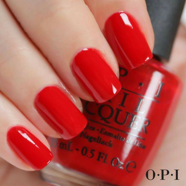 พรอมสง OPI Red Hot Rio NLA ยาทาเลบเนอครม สแดงสดใส Brazil Collection แท
