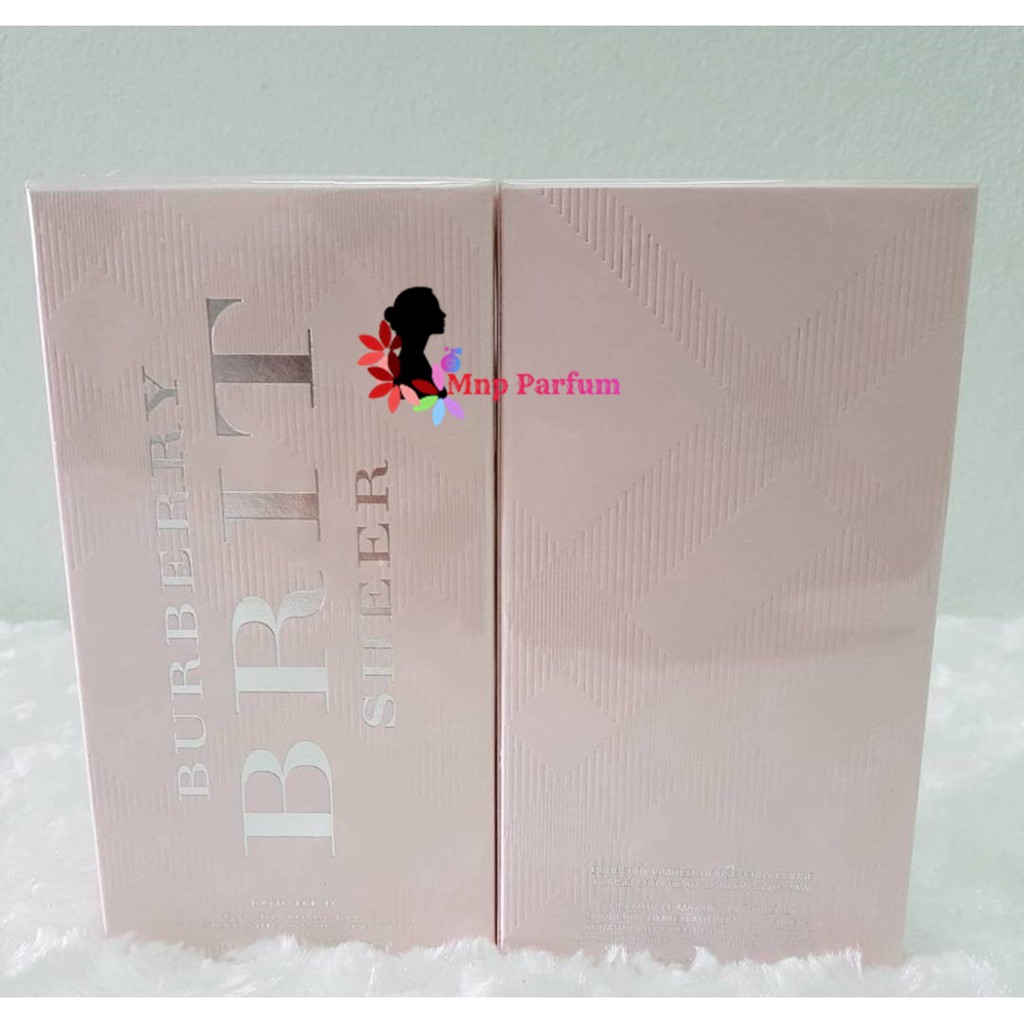 Burberry Brit Sheer For Her Edt 100 ml กลองซล Shopee Thailand