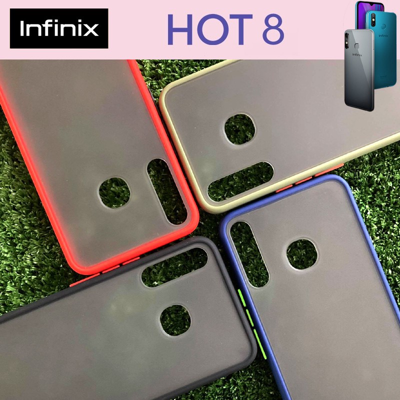 เคส ขอบยาง สำหรบ Infinix Hot 8 Shopee Thailand