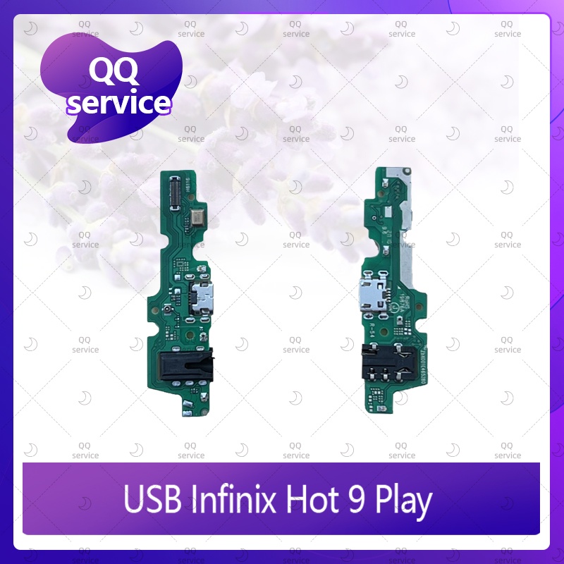 USB Infinix hot 9 Play อะไหลสายแพรตดชารจ แพรกนชารจ Charging