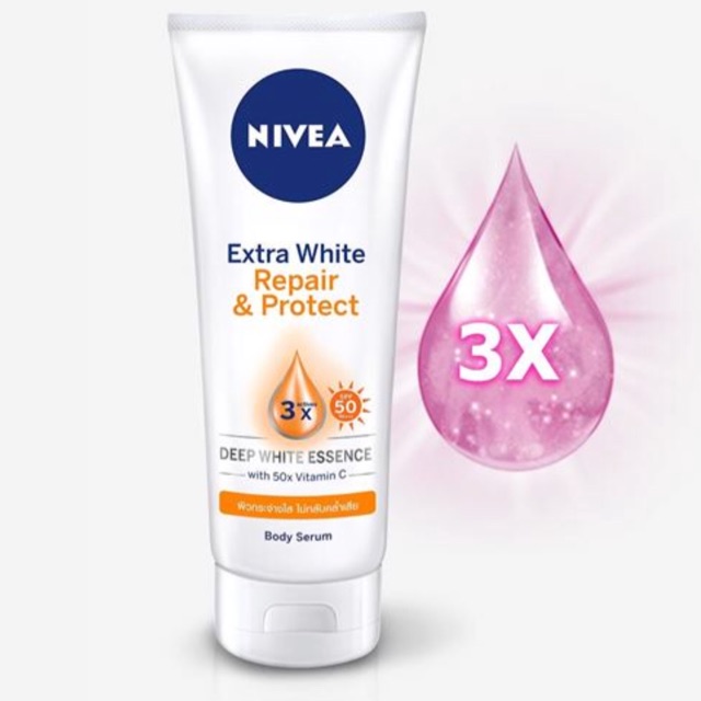 ขนาด320ml Nivea Extra White Repair Protect นเวย เอกซตรา ไวท ร