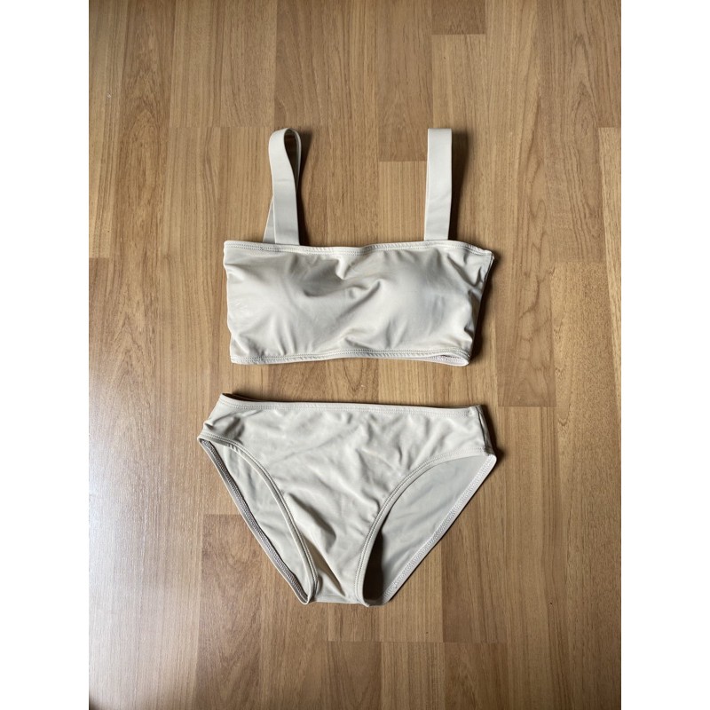 bikini บกน ทพช สครม เบจ มฟองนำ ไมเคยใส สงตอ size m