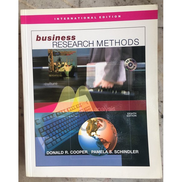 Business Research Methods Donald R Cooper Pamela S Schindler 8Ed