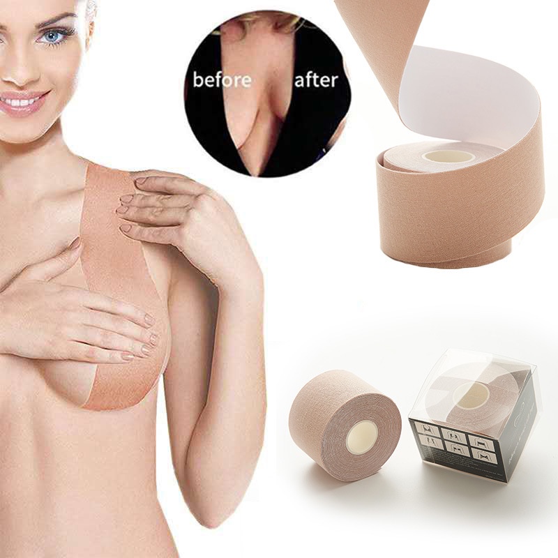 BOOB TAPE เทปแปะหนาอกเทปพรางหนาอก เนยนกบสผว เทปดนทรงนม กน