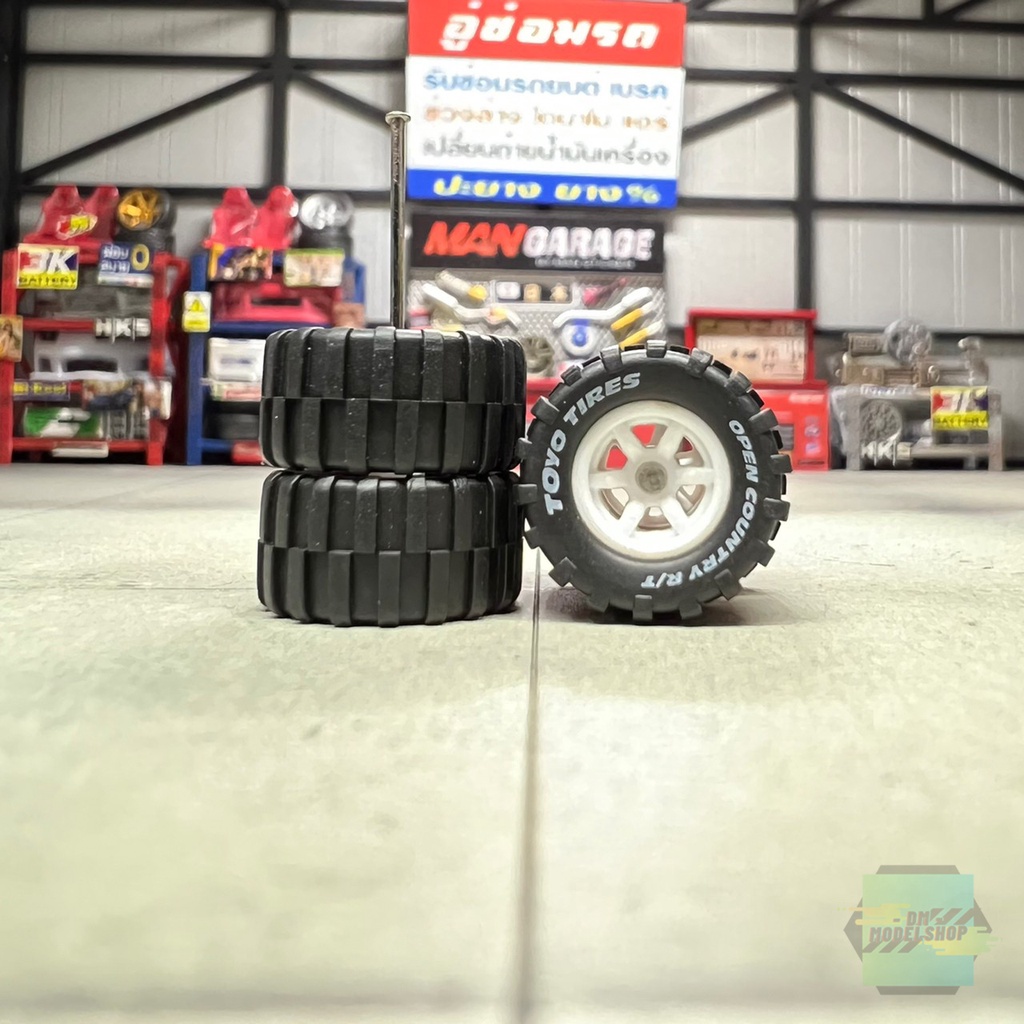 ลอยางสำหรบแตงโมเดลรถ 1 64 Hot Wheels ฮอทวล มหลายแบบหลายขนาด