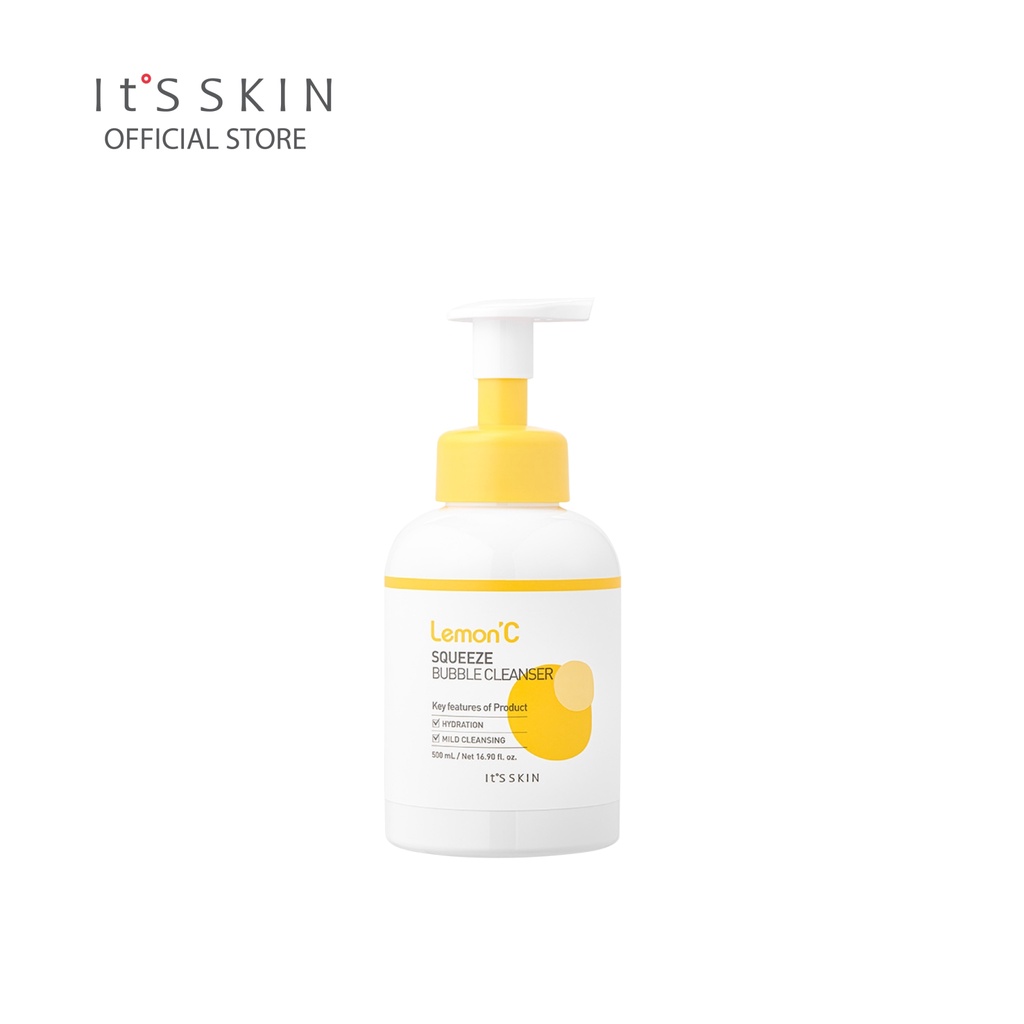 It S SKIN Lemon C Squeeze Bubble Cleanser 500 Ml Shopee Thailand