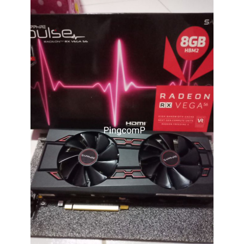 Vga Card Sapphire Rx Vega Pulse Gb Shopee Thailand