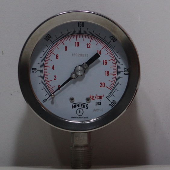 Pressure Gauge Ss Npt Psi Kg Cm Shopee Thailand