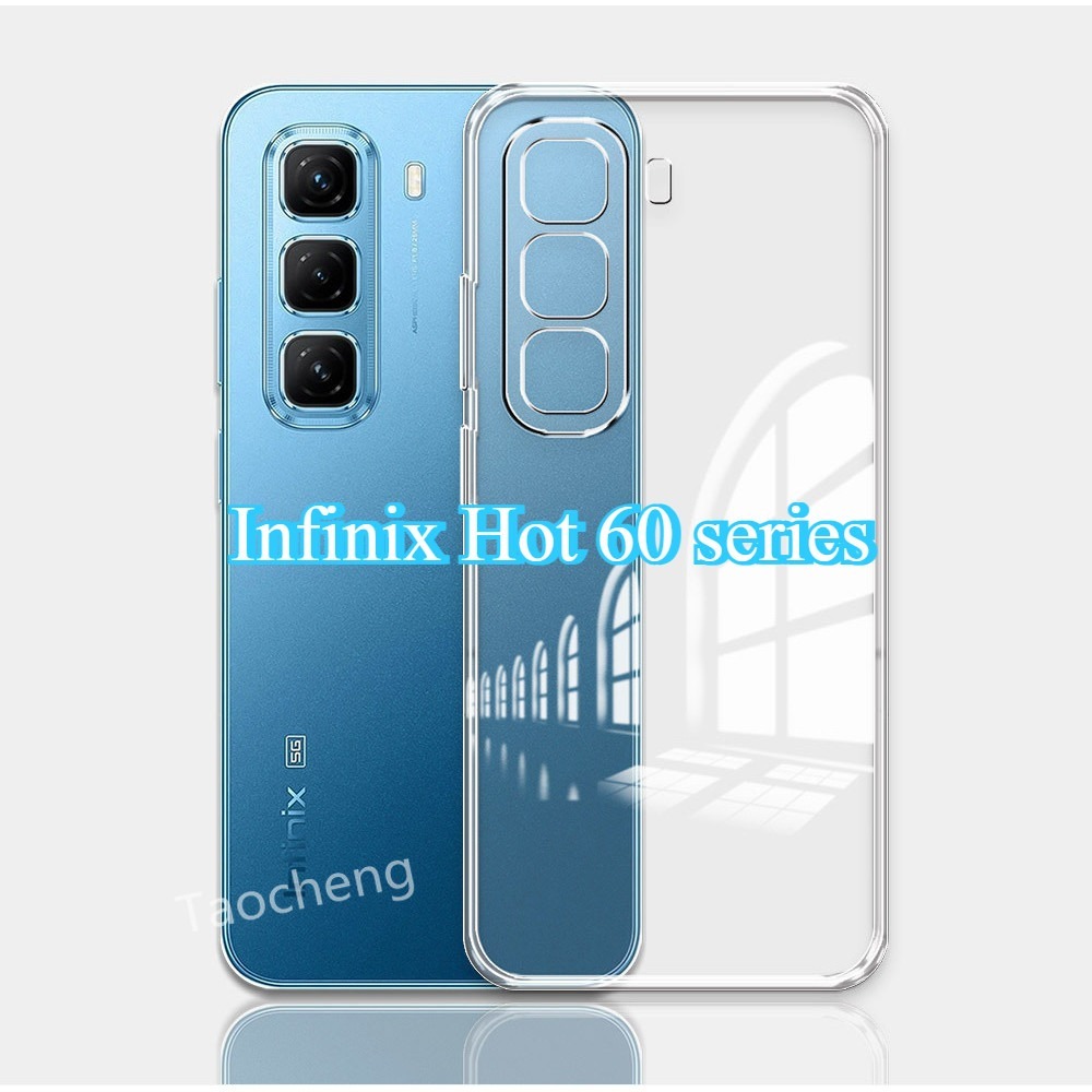 เคสโทรศพทซลโคนใสสาหรบ Infinix Hot 60 50 i Pro Plus Hot60Pro 4G
