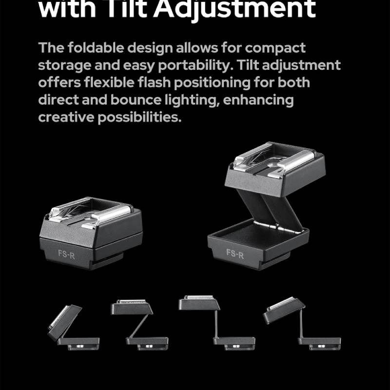 Godox TR FS R TTL Hot Shoe Riser ไรเซอรรองเทารอนแบบพบไดแบบสมผส