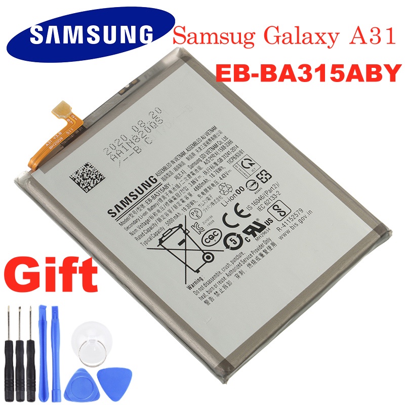 SAMSUNG Original Battery EB BA315ABY For Samsung Galaxy A31 2020