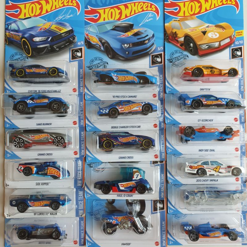 Hot Wheels HW RACE TEAM รถเหลกลขสทธแท 100 เลอกแบบได Shopee