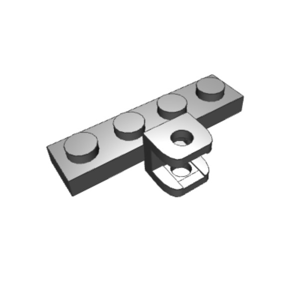 Lego Part No Plate Modified X With Tow Ball