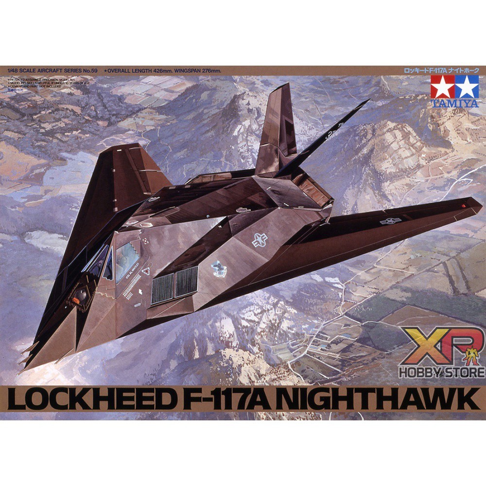 Tamiya 1 48 Lockheed F 117A Nighthawk TA 61059 Shopee Thailand