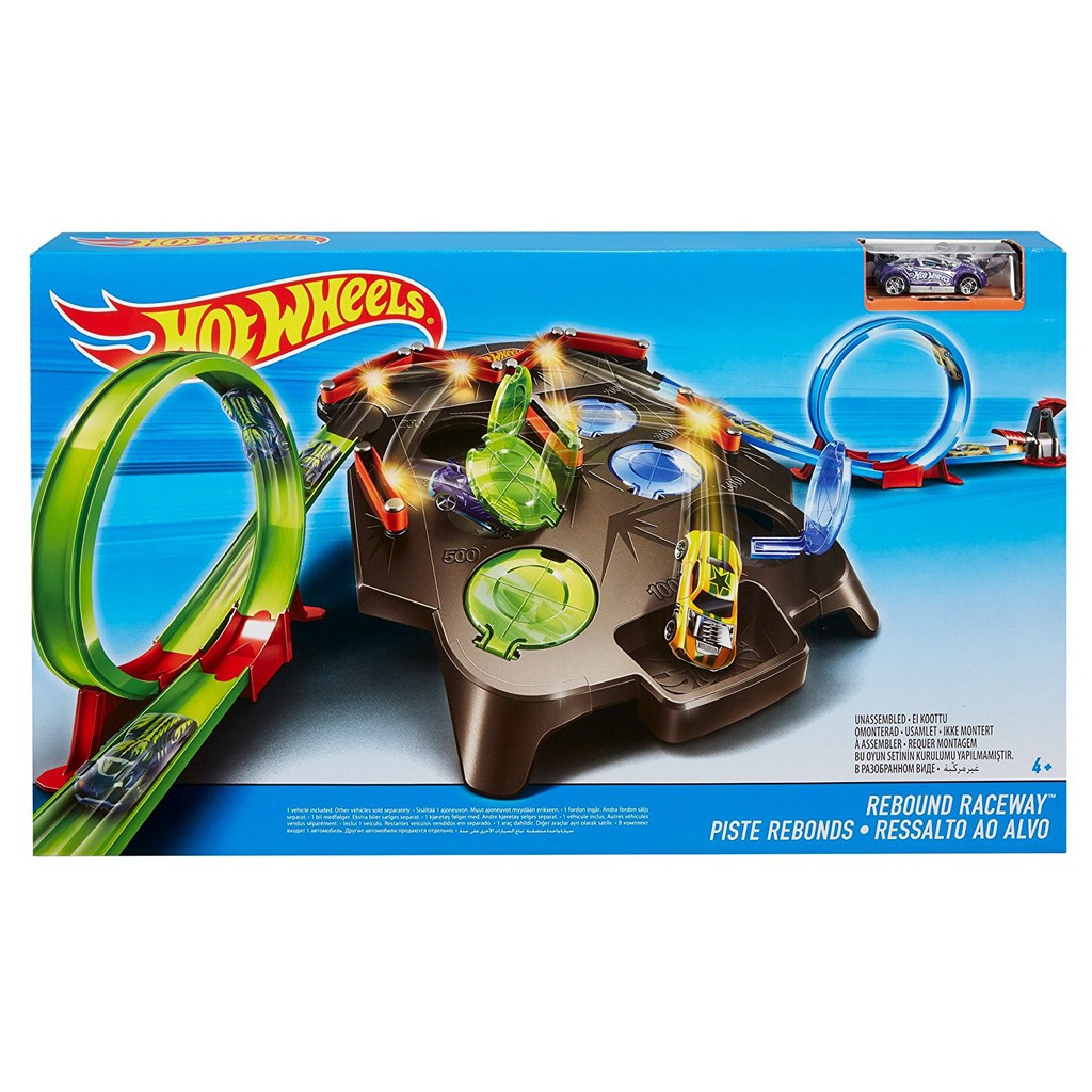 รางรถ HOT WHEELS ฮอตวล REBOUND RACEWAY Shopee Thailand