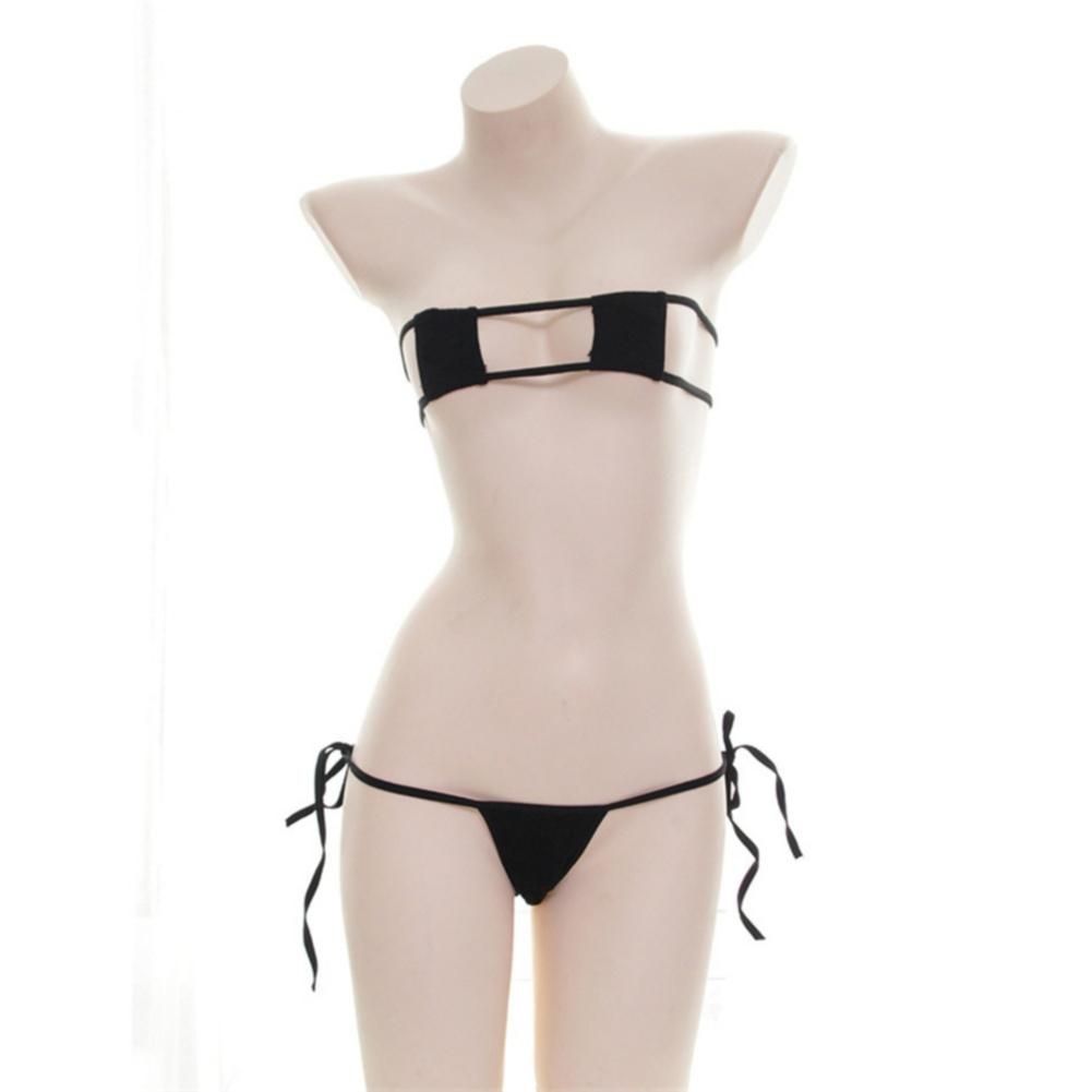 Bra Ladder Bra และ G String Bikini Set Ladder Micro Bikini Set ชด