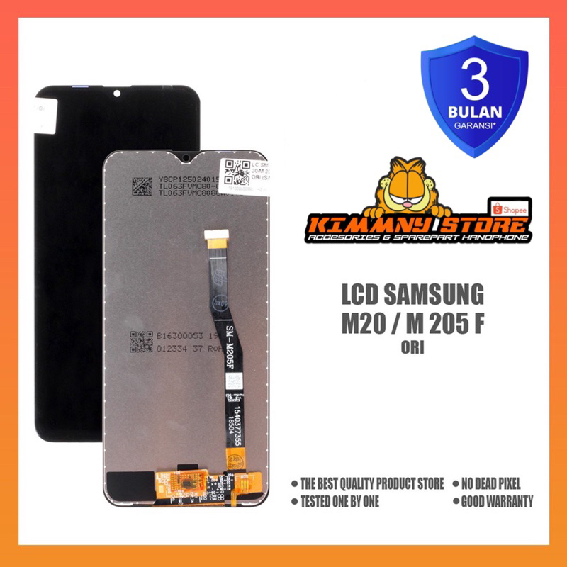 ชดหนาจอสมผส Lcd ของแท สาหรบ SAMSUNG GALAXY M20 M205 Shopee