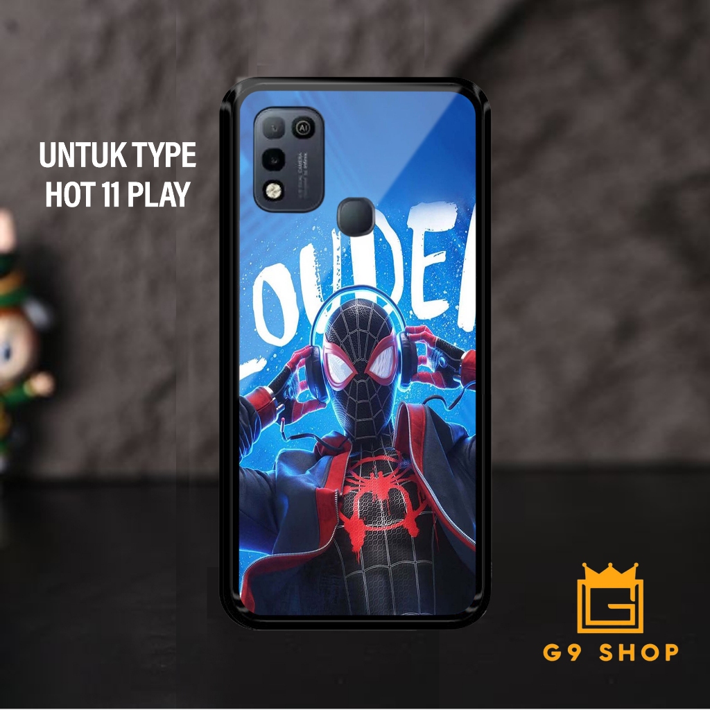 gnine case เคส infinix hot play case Glossy Protective เคส