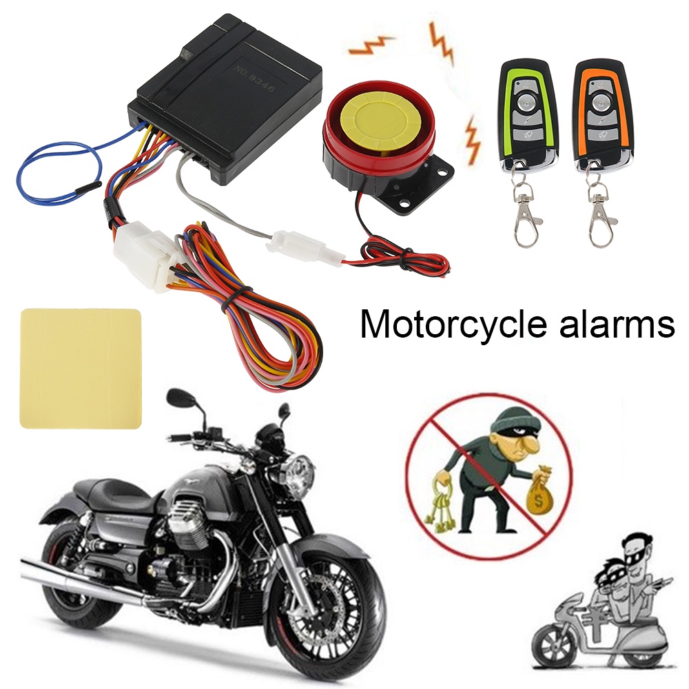 Universal Motorcycle Scooter Anti Theft Security Alarm System