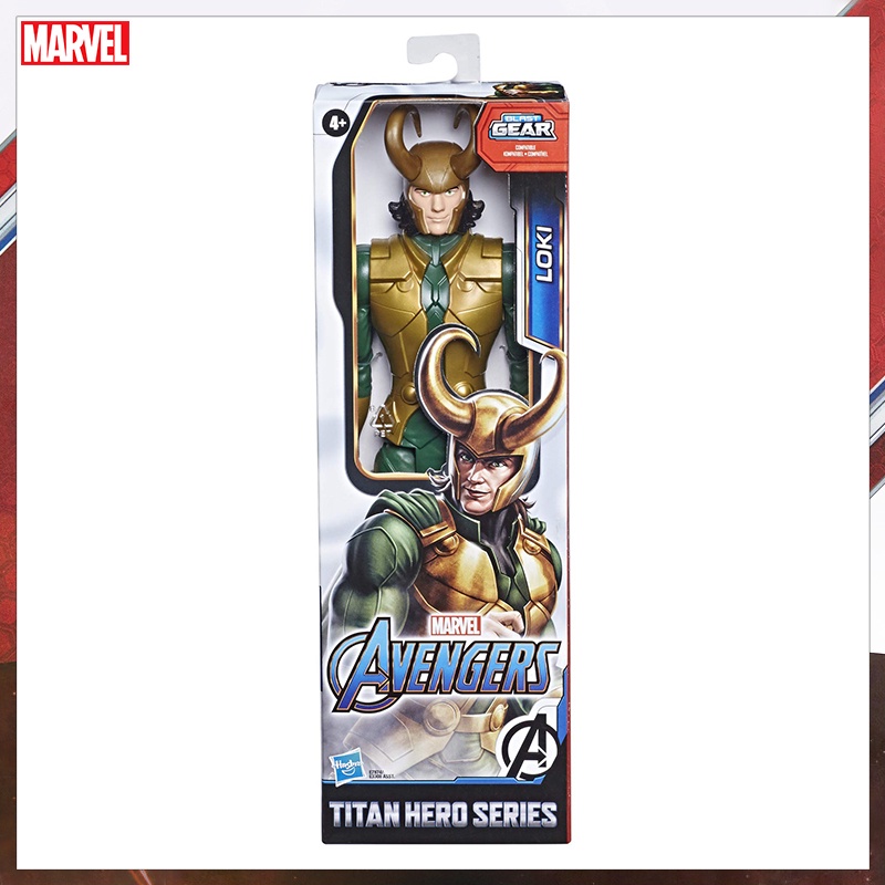 Hasbro Avengers Marvel Boneco Loki Blast Gear Titan Hero Series E7874