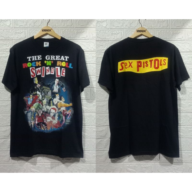 Kaos Band Sex Pistols Builtup Premium Shopee Thailand