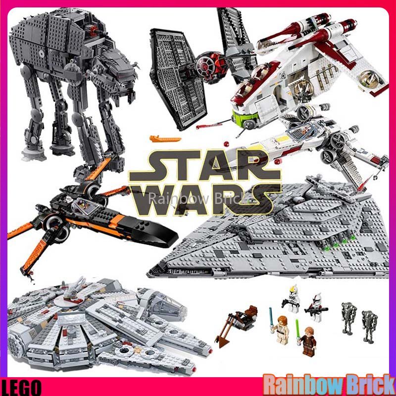 Star Wars Millennium Falcon X Wing Fighter At At