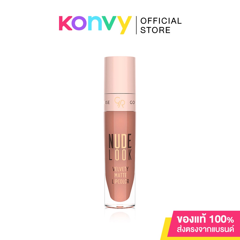 Golden Rose Nude Look Velvety Matte Lipcolor 5 5ml 02 Peachy Nude