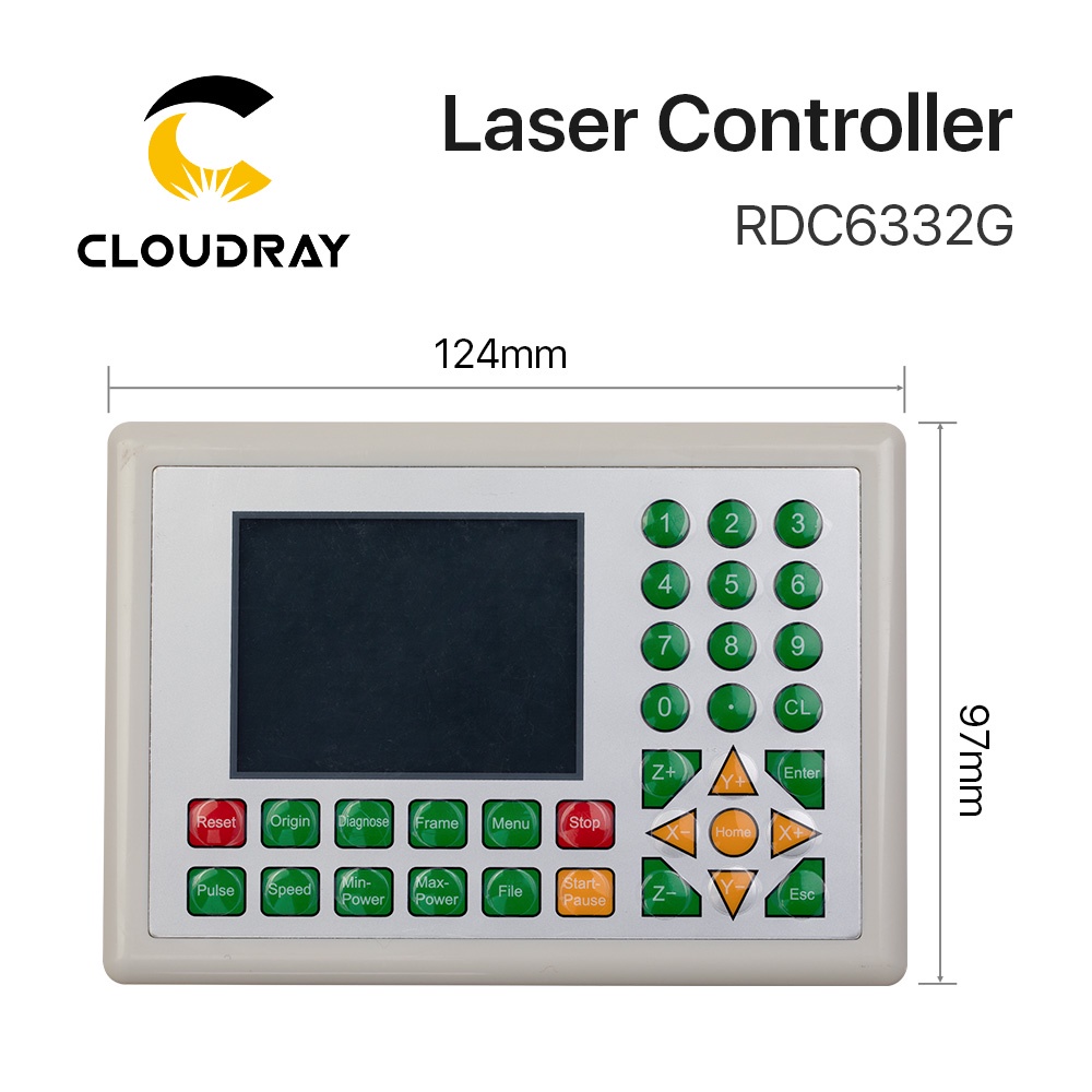 Cloudray CO2 Laser Controller Panel For Ruida RDC6445G RDC6442S