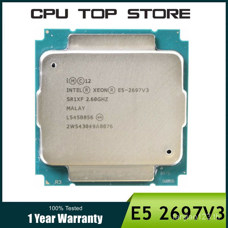 โปรเซสเซอร CPU Intel Xeon E5 2697V3 2697 V3 14 core 2 60GHZ 35MB 22nm