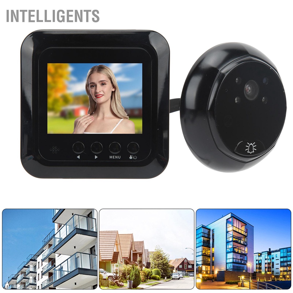 IntelligentS 2 4in 1MPสมารทPeephole ViewerประตวดโอBell 160 องศามม