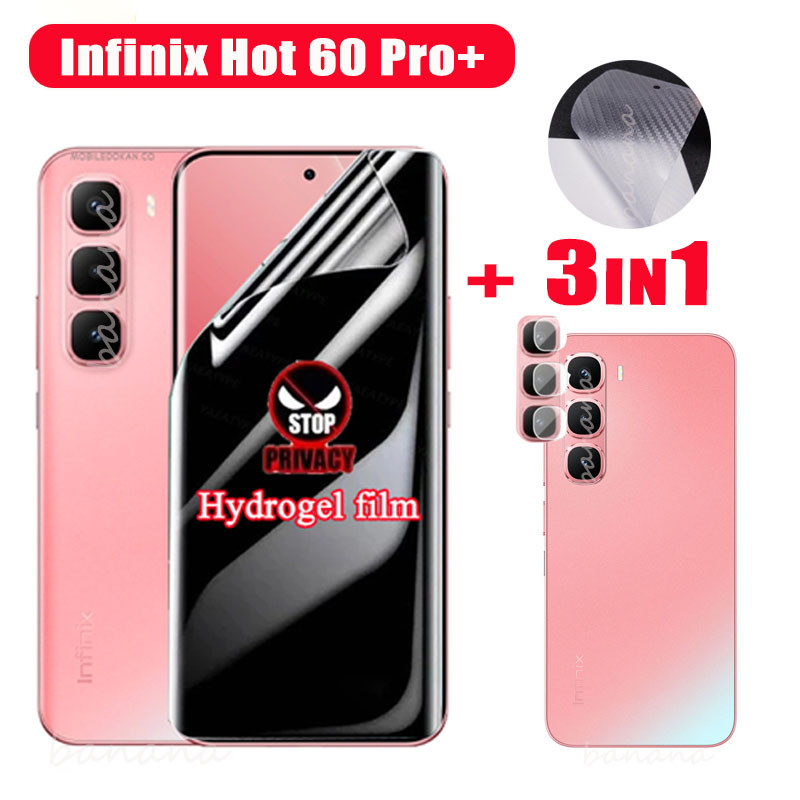 Infinix Hot Pro Plus Anti Spy Privacy Hydrogel Film In Infinix
