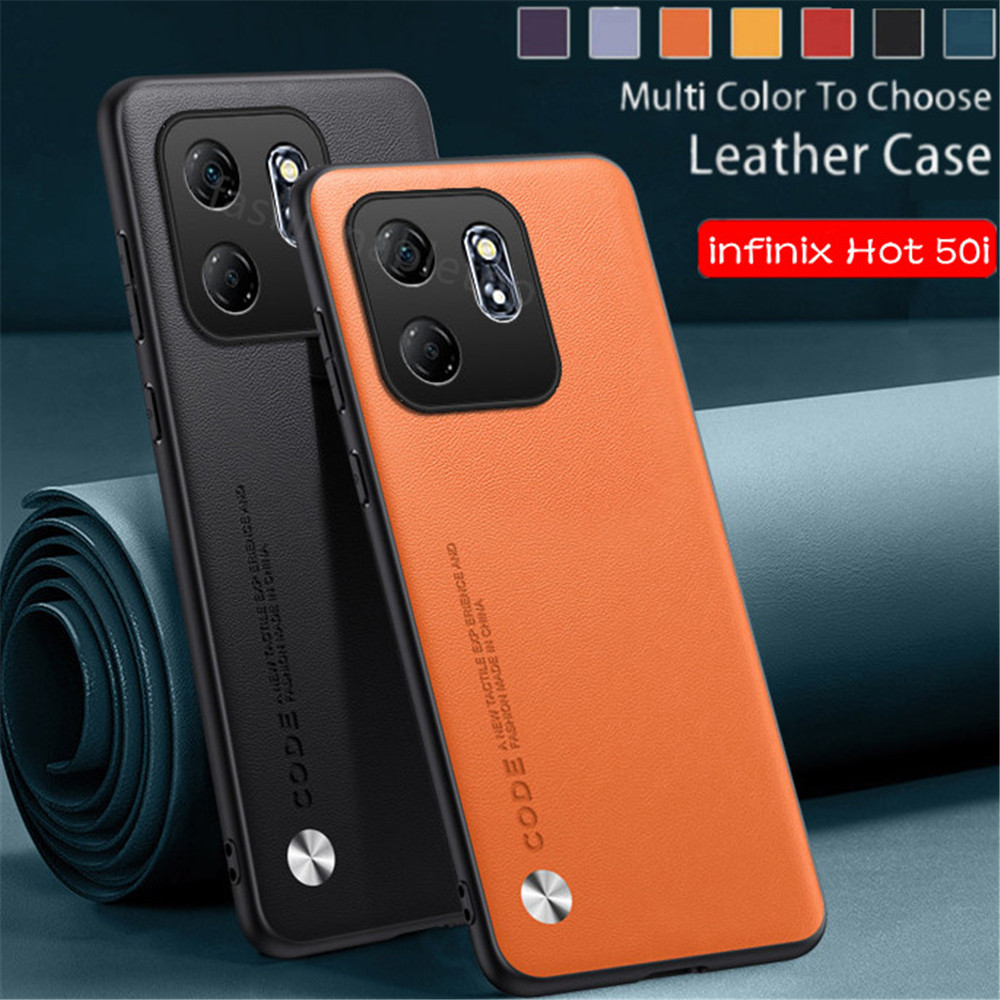 หนง PU เคสโทรศพทสาหรบ infinix Hot 50 i 50i 50 pro 40pro 40i Hot50