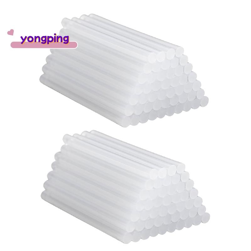 100 ชน Hot Melt กาว Sticks 7mmx100 มม กาวรอน Sticks Rod สาหรบหตถกรรมอลบมซอมเครองมอ