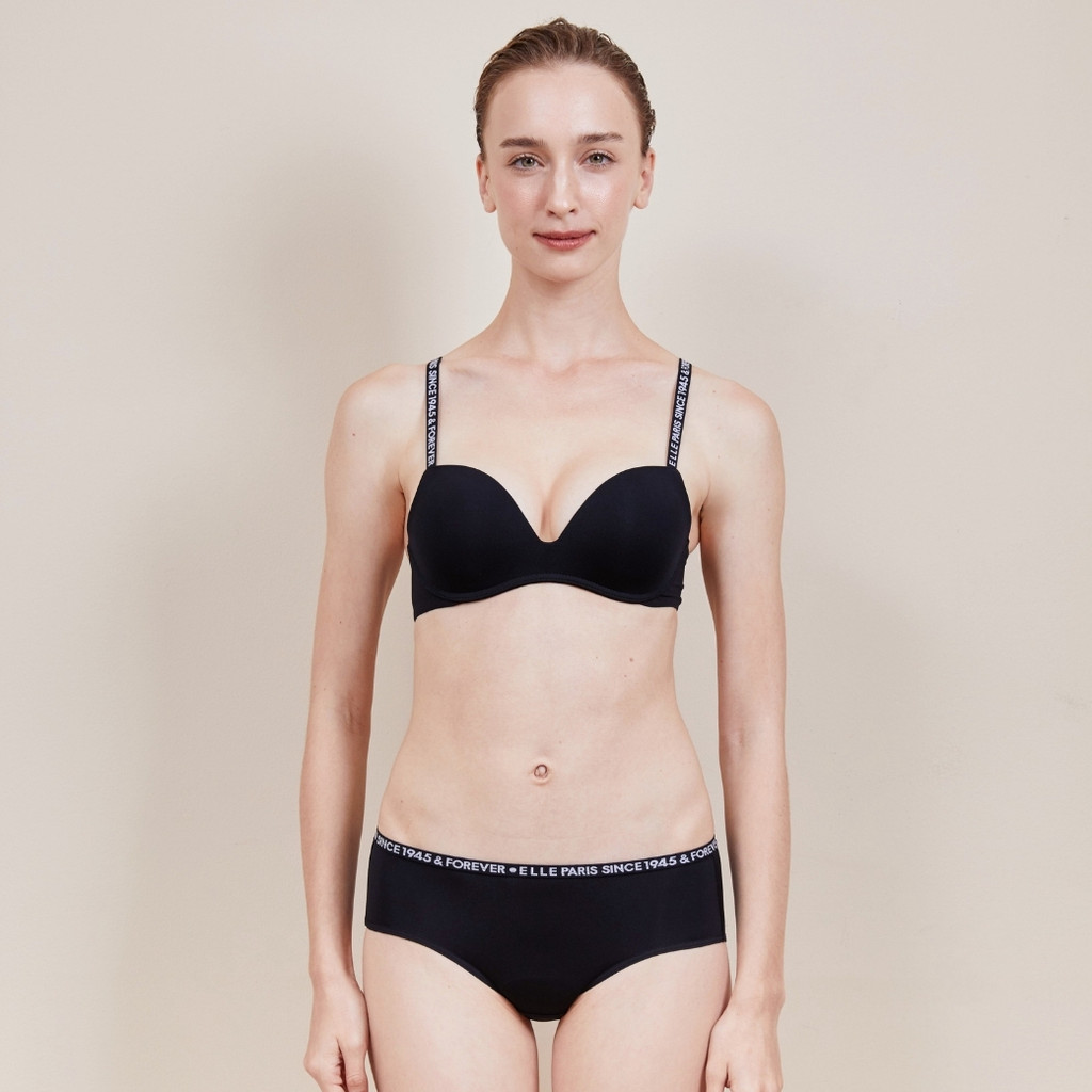ELLE Lingerie Mouldedbra บรา cup แบบไรโครง มใหเลอก ส รน