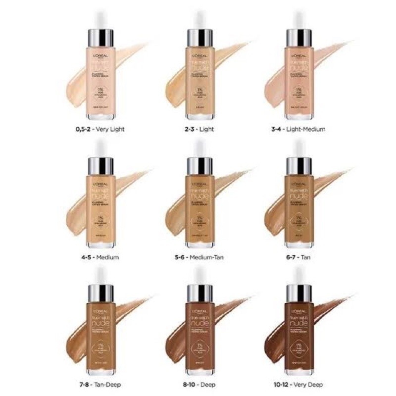 Loreal True Match Nude Hyaluronic Tinted Serum Shopee Thailand