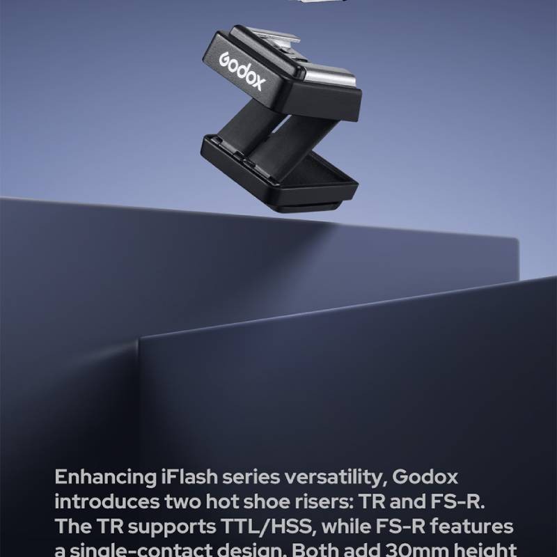 Godox TR FS R TTL Hot Shoe Riser ไรเซอรรองเทารอนแบบพบไดแบบสมผส