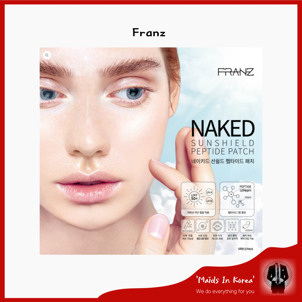 FRNZ Naked Sunshield Peptide Patch Box Boxes Boxes Pcs Pcs