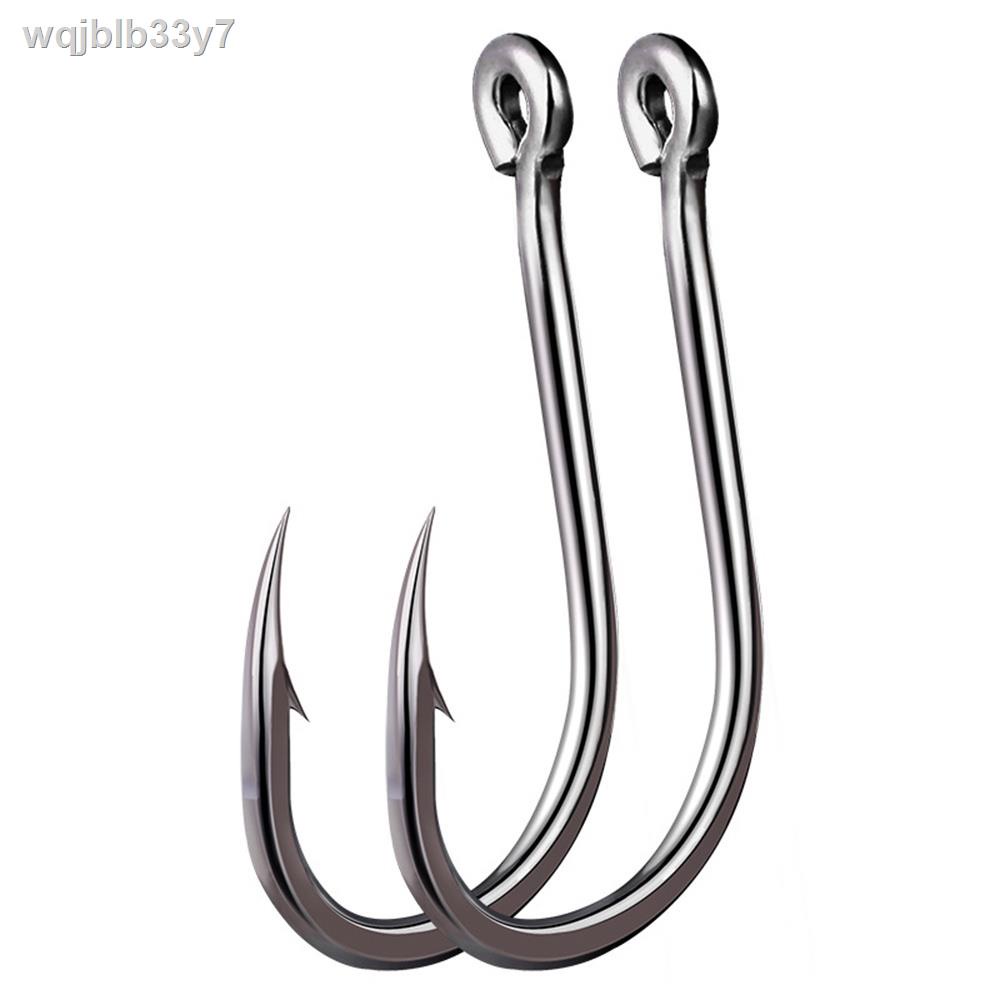 Pcs Fishing Hooks Single Circle Jig Hook Fishhooks Sea Fishing