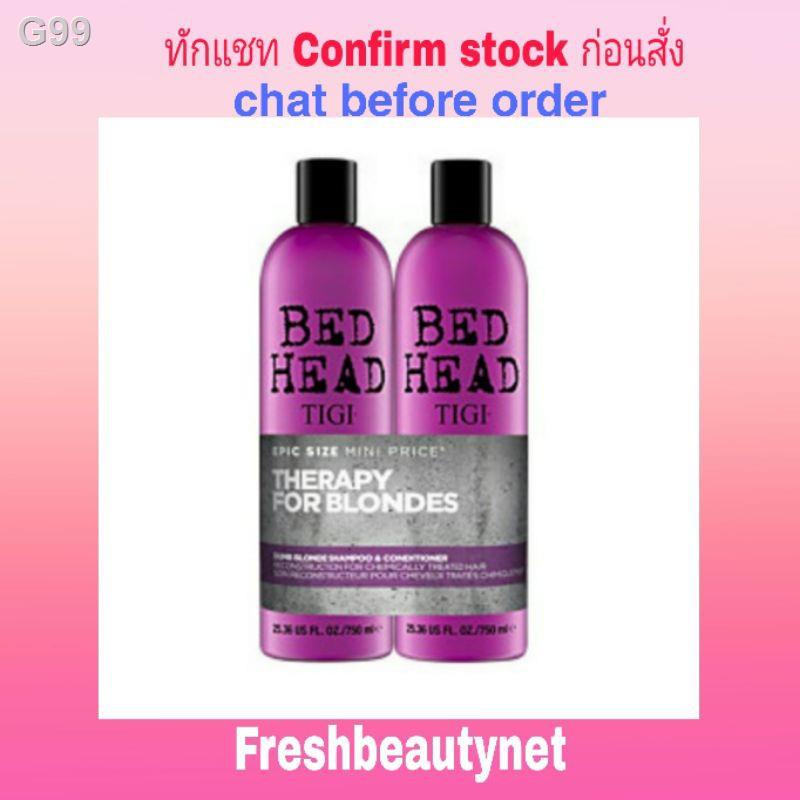 พรอมสง TIGI Bed Head Dumb Blonde Shampoo and Reconstructor Tween Duo