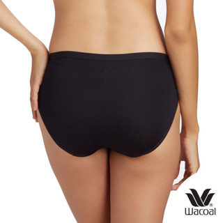 Wacoal Bikini Panty กางเกงในใสสบายวาโก รปแบบบกน แพค ชน รน WU C WU F สดำ BB