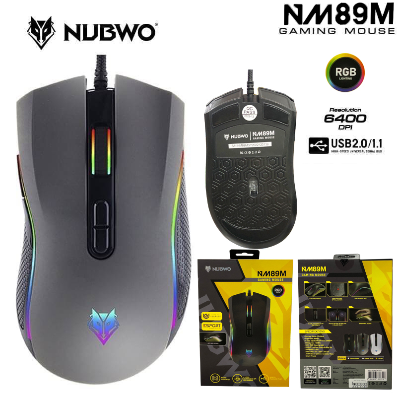 Nubwo Plesios Nm M Usb Mouse Macro Shopee Thailand