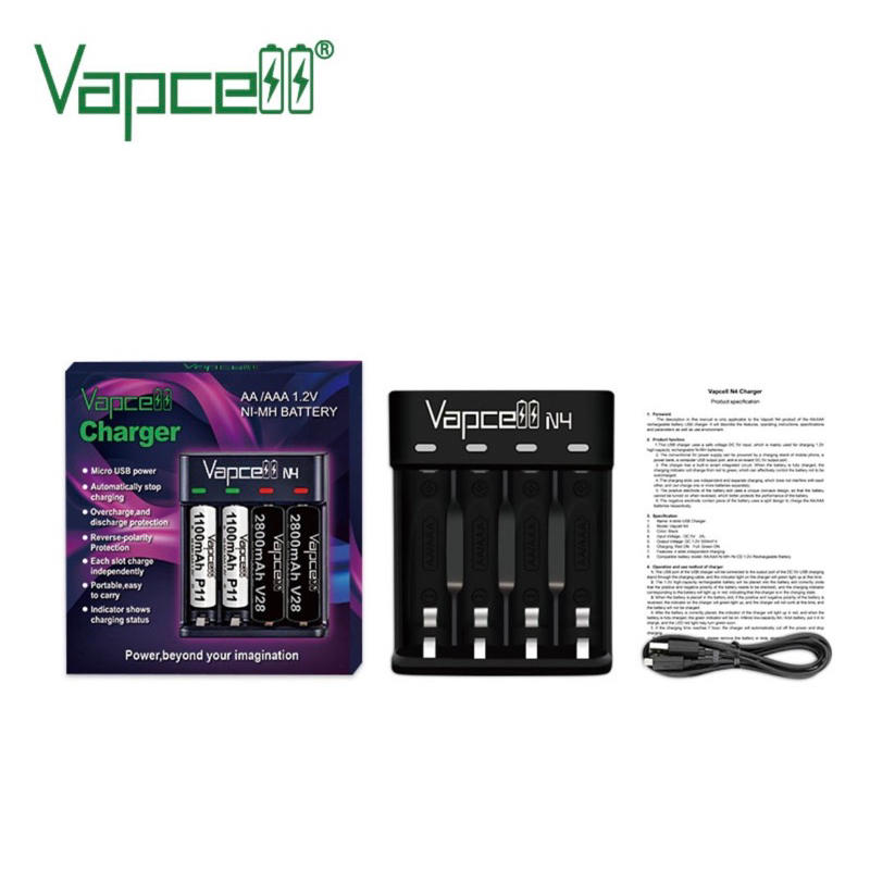 Vapcell N Aa Aaa V Usb