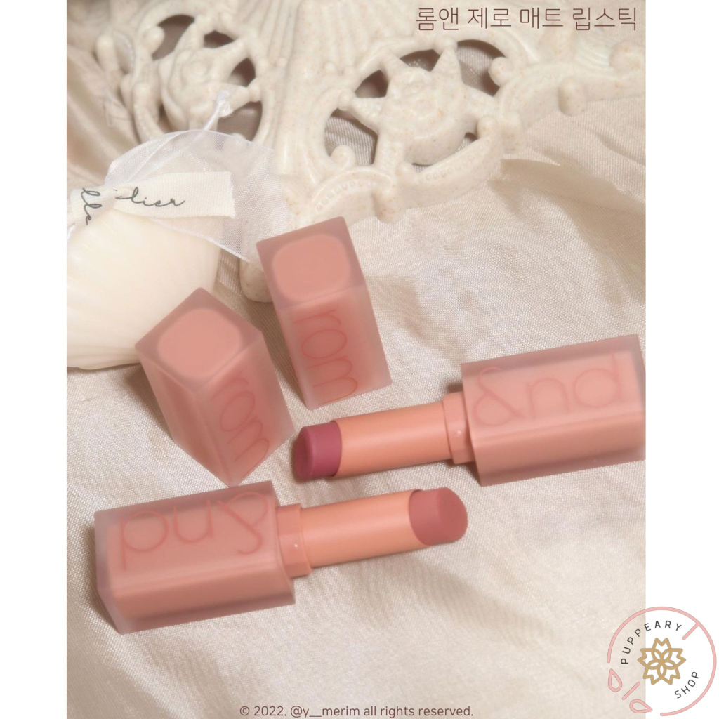 แท พรอมสง ROM ND ZERO MATTE LIPSTICK MUTERAL NUDE COLLECTION