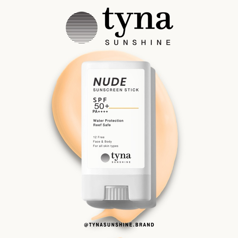 Tyna Sunshine NUDE Sunscreen Stick SPF50 PA Shopee Thailand