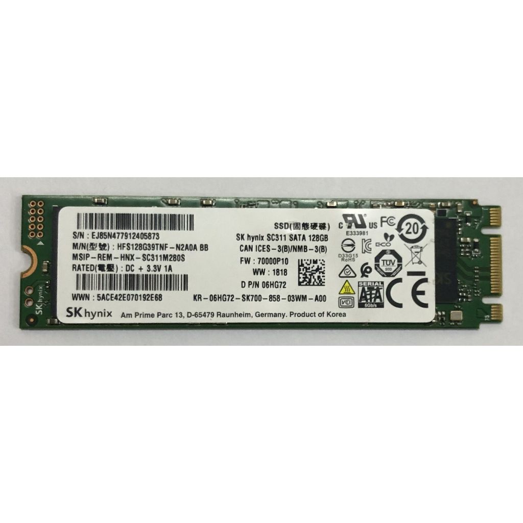 SK Hynix SC311 128GB SSD SATA M 2 2280 Hard Disk NOT NVME Shopee Thailand