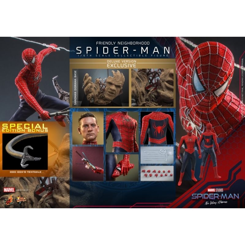 HOT TOYS MMS662 SPIDER MAN NO WAY HOME FRIENDLY NEIGHBORHOOD TOBEY